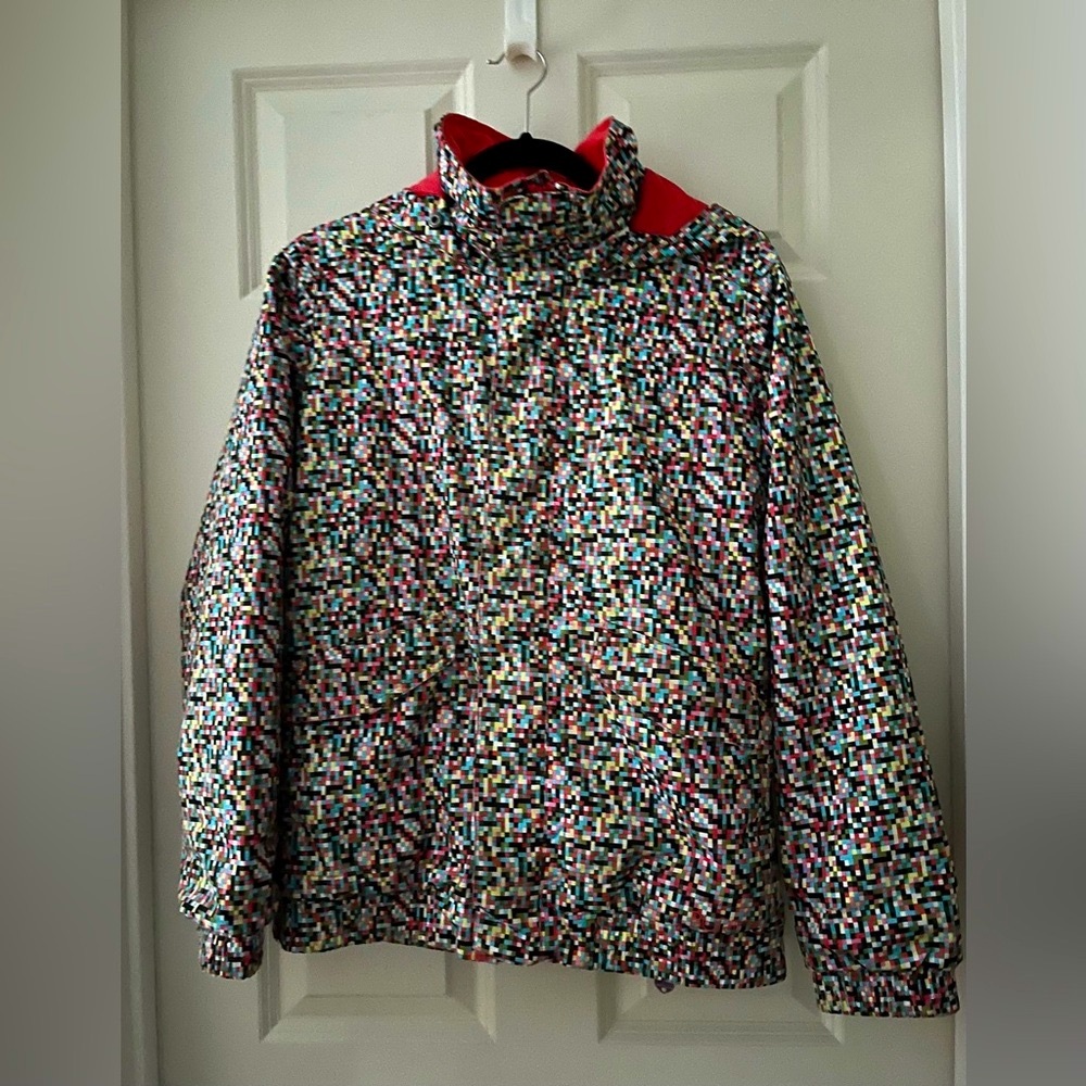 GIRLS BURTON MULTI-COLOR PIXELS SKI SNOW SNOWBOARD JACKET WINTER XL
